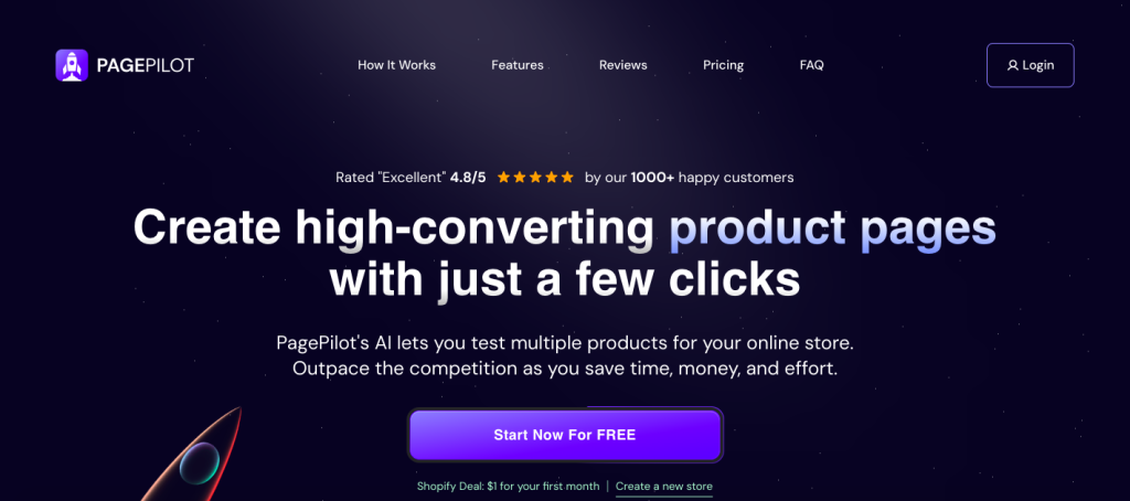 PagePilot Review 2024: Ecommerce with AI-Optimized Product Pages